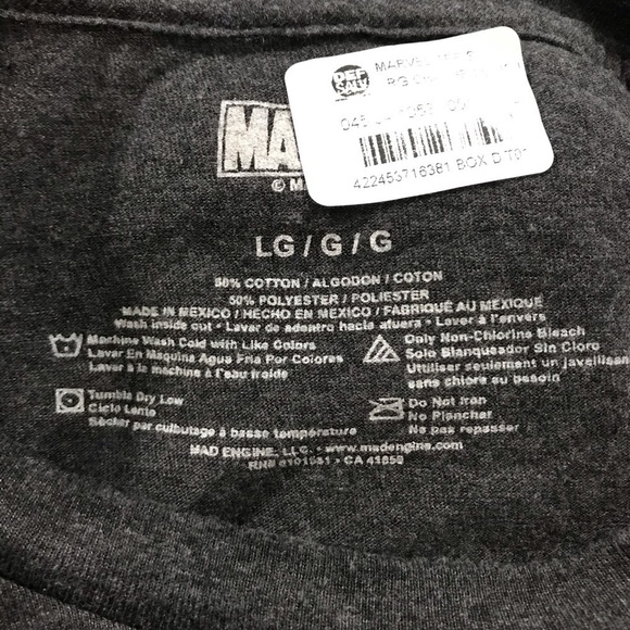 Marvel NWT Captain America Logo S/S Graphic Tee - Picture 4 of 7